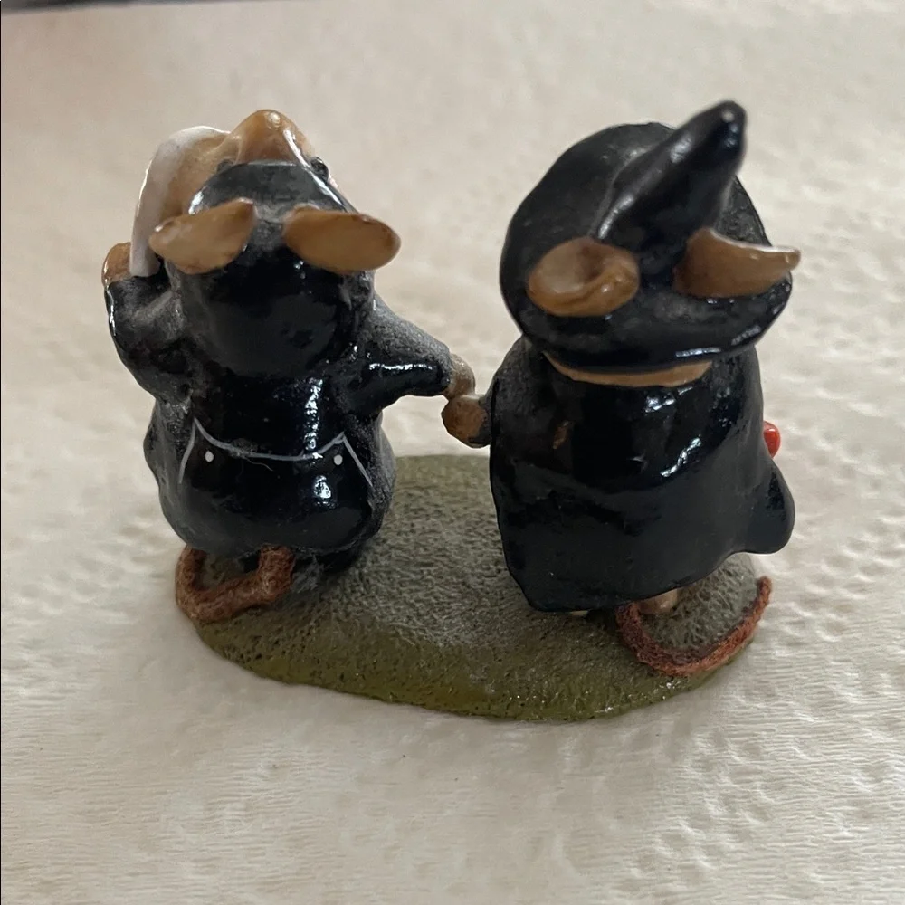 Wee forest folk Halloween Figurine Couple -